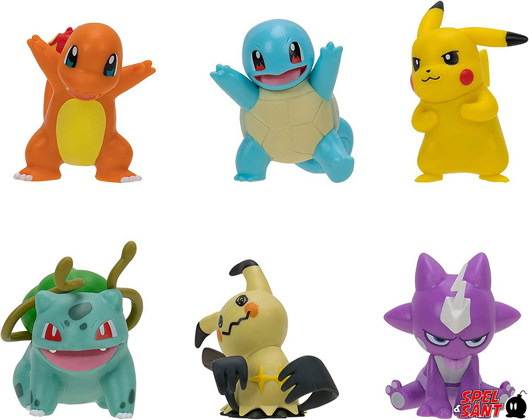 Jazwares Pokemon Battle Figure Multi Pack Figures Cm Spel S Nt