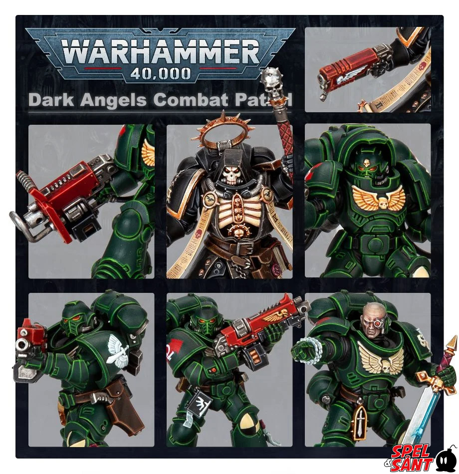 Warhammer 40K Combat Patrol Dark Angels Spel Sånt The video game