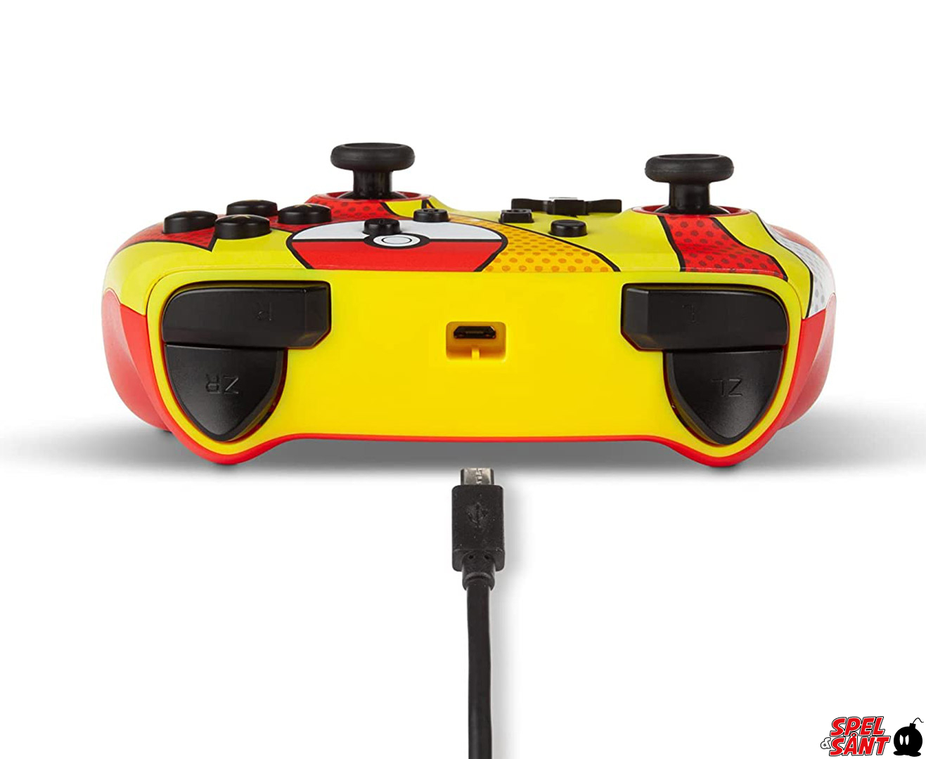 Powera Nintendo Switch Enhanced Wired Controller Pikachu Pop Art