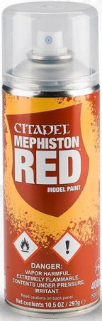 Warhammer Citadel Mephiston Red Spray Paint