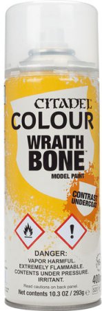 Warhammer Citadel Wraithbone Contrast Undercoat Spray Paint