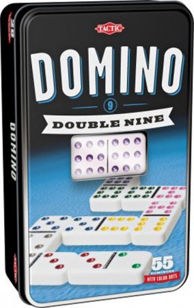 Domino Double 9 i Plåtask