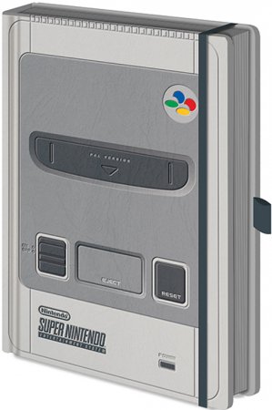 Super Nintendo Premium A5 Notebook