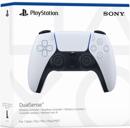 Sony Playstation 5 Trådlös DualSense Handkontroll Vit/Svart