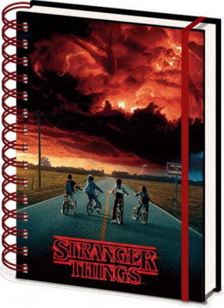 Stranger Things Mind Flayer 3D Frontpage Wired A5 Notebook