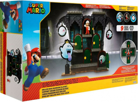 World of Nintendo Super Mario Deluxe Boo Mansion Playset