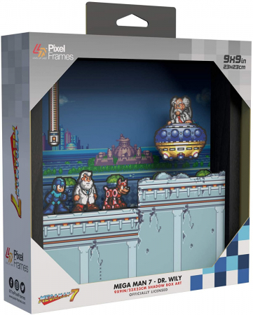 Pixel Frames Mega Man 7 Dr. Wily 23x23cm