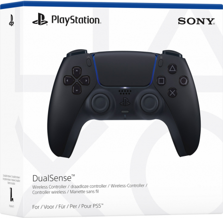 Sony Playstation 5 Trådlös DualSense Handkontroll Midnight Black