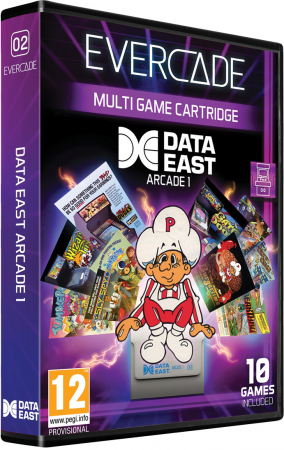 Evercade Multi Game Cartridge 02 - Data East Arcade 1