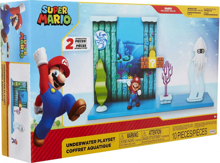 World of Nintendo Super Mario Underwater Playset