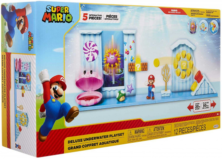 World of Nintendo Super Mario Deluxe Underwater Playset