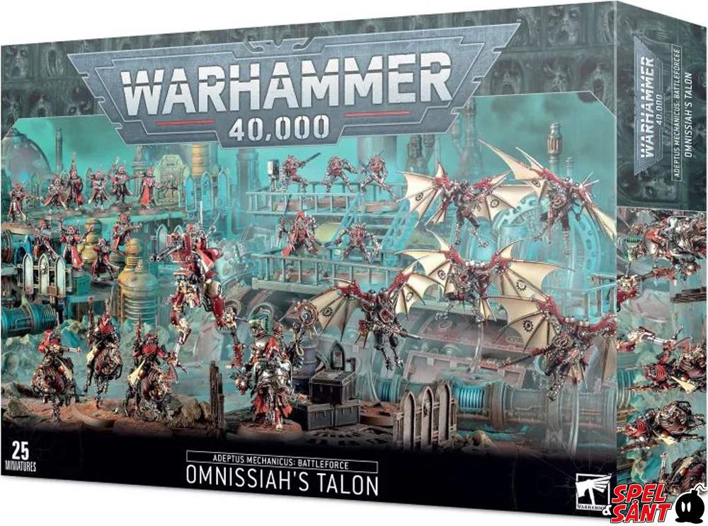 Warhammer 40k Battleforce Adeptus Mechanicus Omnissiahs Talon Spel Sant The Video Game Store With The Happiest Customers