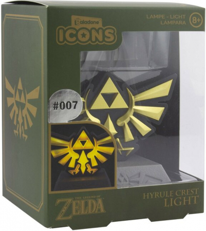 Legend of Zelda Hyrule Crest Icon Light