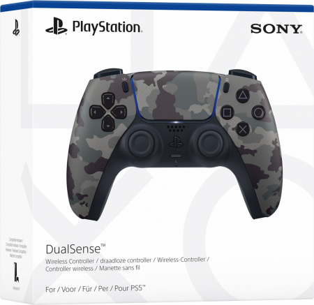 Sony Playstation 5 Trådlös DualSense Handkontroll Grey Camo