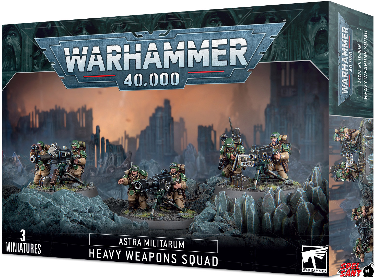 Warhammer 40K Astra Militarum - Cadian Heavy Weapon Squad - Spel & Sånt:  The video game store with the happiest customers