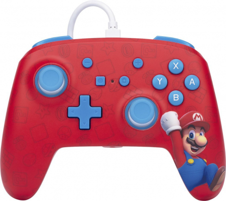 PowerA Nintendo Switch Enhanced Wired Controller (Mario Woo-Hoo!)