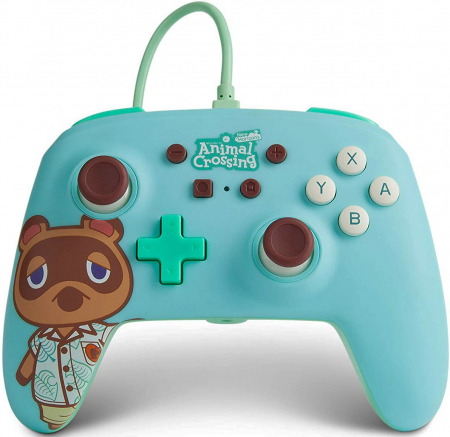 PowerA Nintendo Switch Enhanced Wired Controller (Animal Crossing Tom Nook)