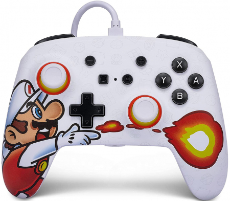 PowerA Nintendo Switch Enhanced Wired Controller (Fireball Mario)