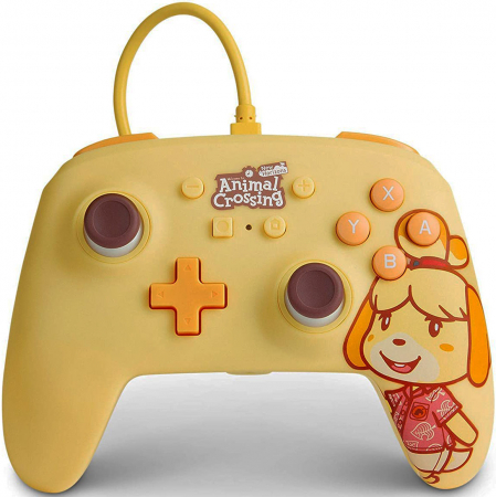 PowerA Nintendo Switch Enhanced Wired Controller (Animal Crossing Isabelle)