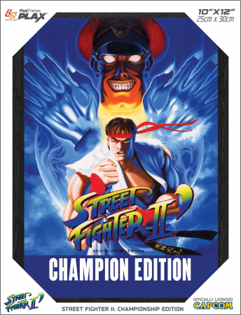 Pixel Frames Plax Street Fighter II Champion Edition 25x30cm