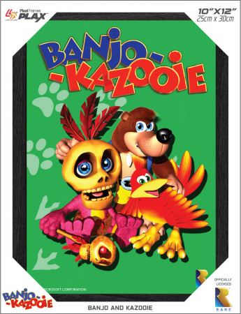 Pixel Frames Plax Banjo Kazooie 25x30cm