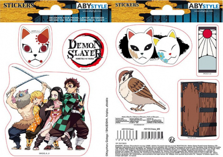 Demon Slayer Kimetsu no Yaiba Sticker Sheet