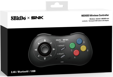 8Bitdo NEOGEO Wireless Controller Svart