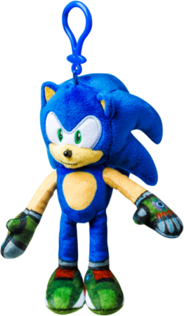 Sonic Prime Boscage Maze Sonic Clip-On Plush 15cm