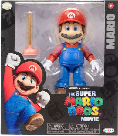 Jakks The Super Mario Bros Movie 13cm Figure - Mario