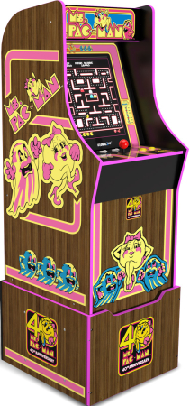 Arcade1Up Ms Pac-Man 40th Anniversary Edition Arcade Cabinet