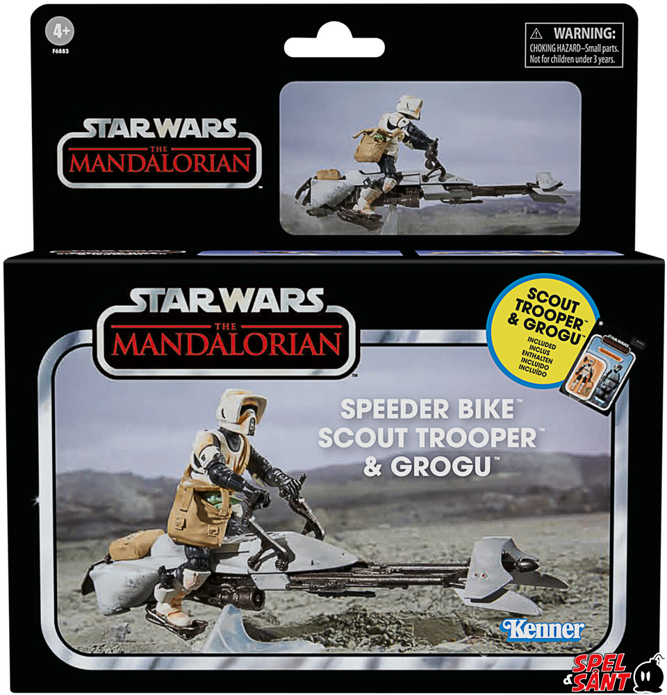 Star Wars The online Black Series Speeder Bike Scout Trooper and The Child