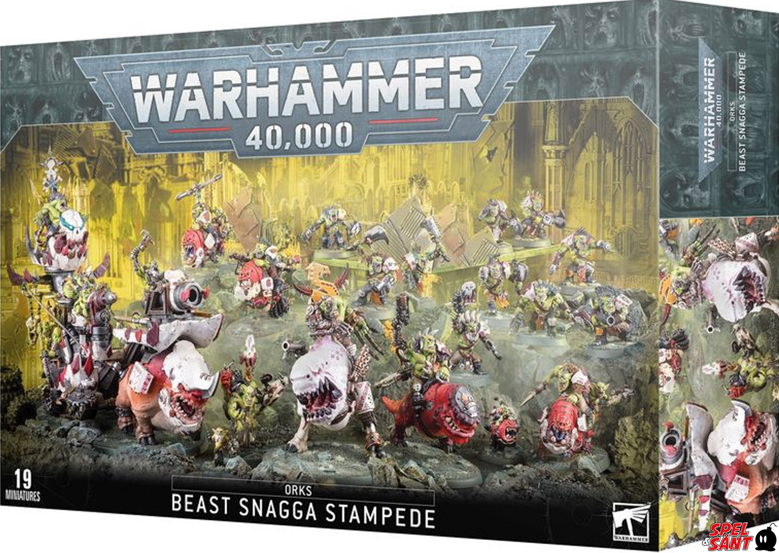 Warhammer 40K Battleforce Orks Beast Snagga Stampede Spel