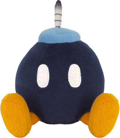 Super Mario Bros Bob-Bomb Plush Figur 13cm