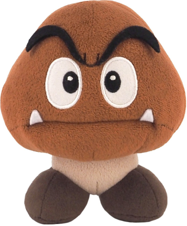 Super Mario Bros Goomba Plush Figur 14cm