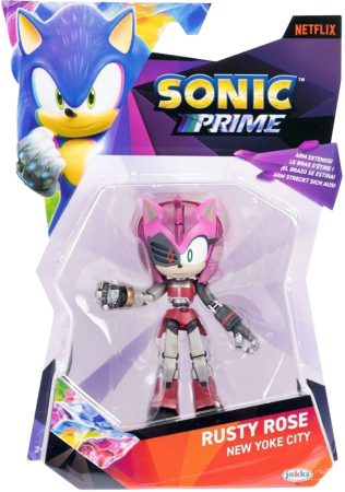 Jakks Sonic Prime 13cm Figure - Rusty Rose