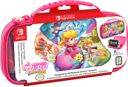 Nintendo Switch Deluxe Travel Case Princess Peach Showtime