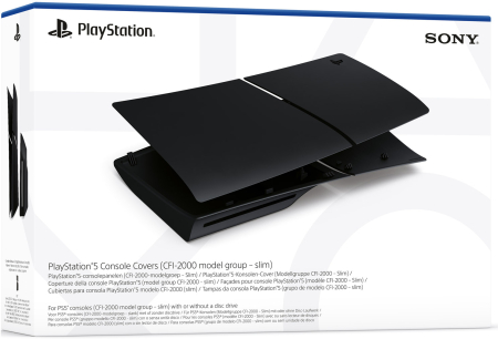 PlayStation 5 Console Covers (model group slim) Midnight Black