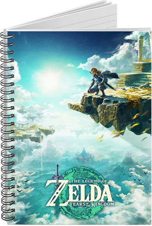 The Legend of Zelda Tears of The Kingdom Hyrule Skies Lenticular A5 Notebook