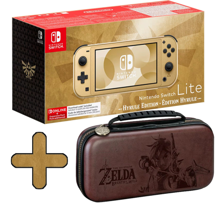 Nintendo Switch Lite Hyrule Edition (inkl. Zelda Väska)