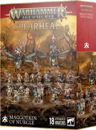 Warhammer Age of Sigmar Spearhead Maggotkin of Nurgle