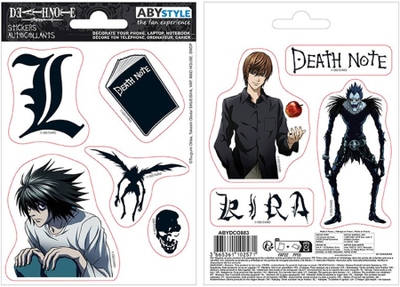 Death Note Icons Sticker Sheet