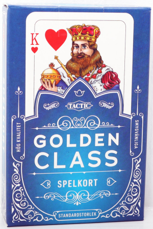 Tactic Golden Class Spelkort Blå