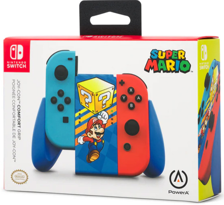 PowerA Nintendo Switch Super Mario Mystery Block Joy-Con Comfort Grip