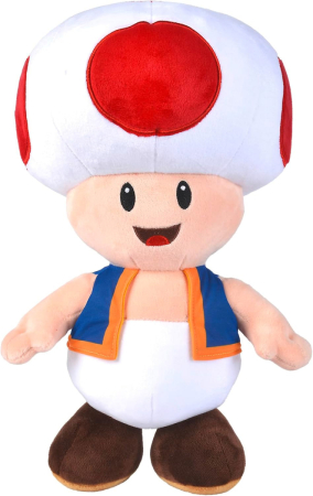 Super Mario Bros Jumbo Toad Plush Figur 40cm