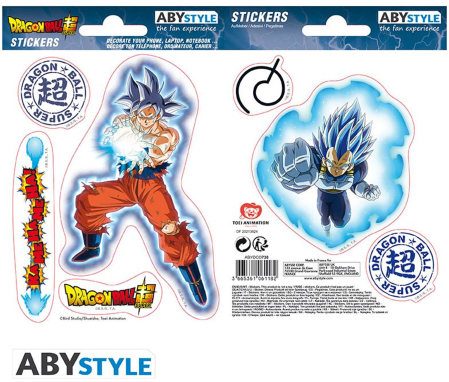 Dragon Ball Z Goku & Vegeta Sticker Sheet