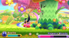 Screenshot på Kirby Battle Royale