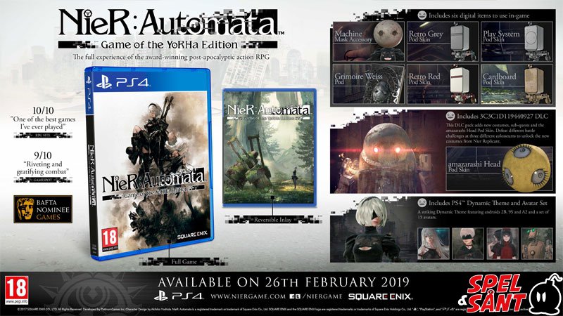 Nier Automata Game Of The Yorha Edition Spel Sant The Video Game Store With The Happiest Customers