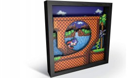 Screenshot på Pixel Frames Sonic the Hedgehog 23x23cm