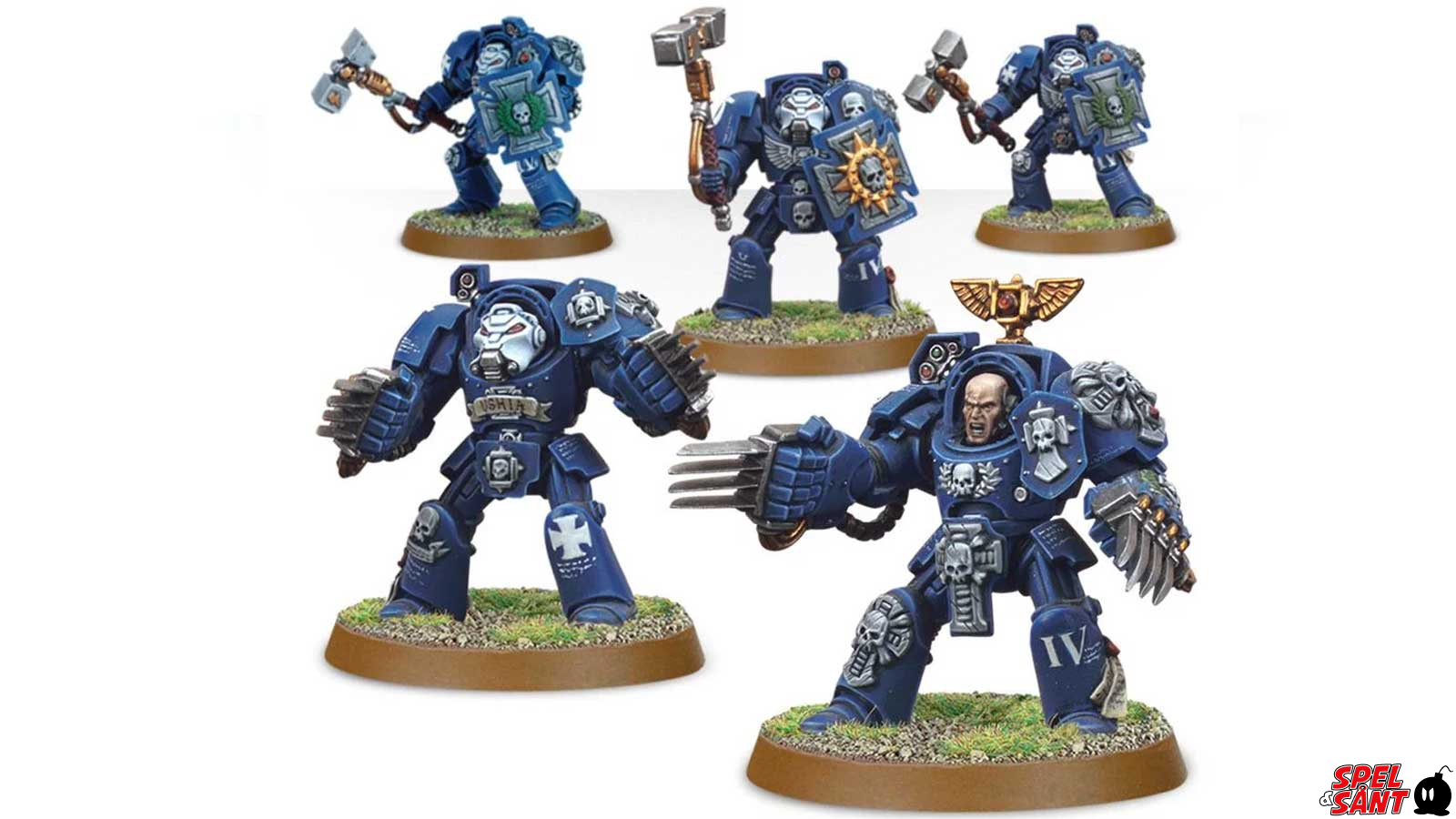 Warhammer 40K Space Marines - Terminator Assault Squad - Spel & Sånt ...