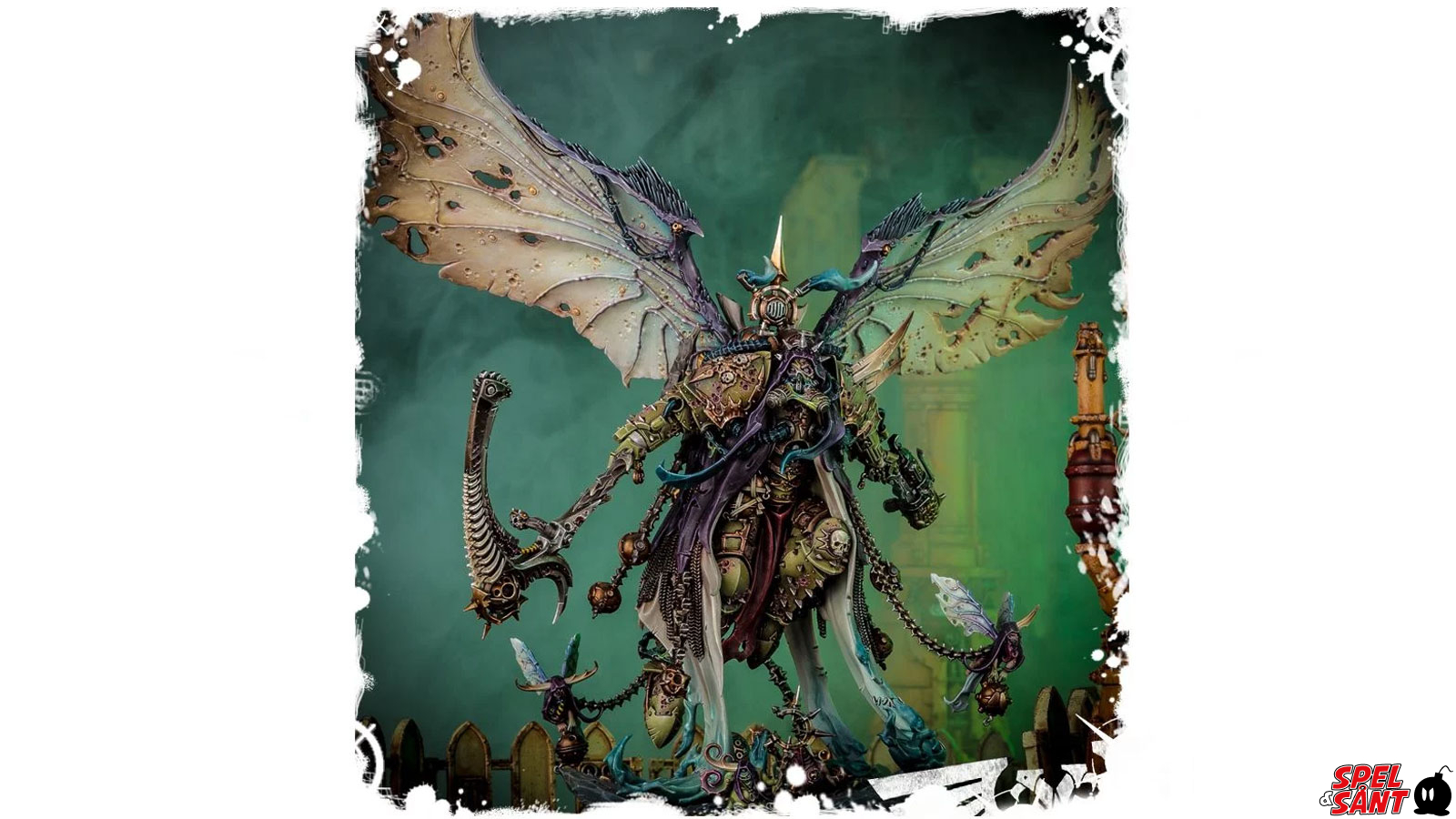 Warhammer 40K Death Guard - Mortarion Daemon Primarch Of Nurgle - Spel ...